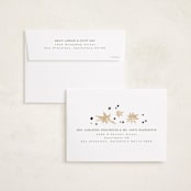 "extra details" - Holiday Cards in Cream by Anastasia Makarova - FREE Recipient Addressing