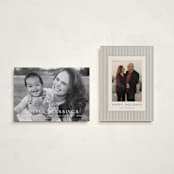 "Brightest Blessings" - Holiday Cards in Snow by Kristie Kern - Photo Orientation Options