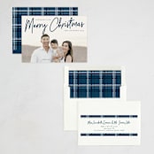 "A Signature Holiday" - Holiday Cards in Midnight by Liz Conley - Assembled