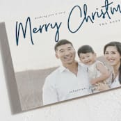 "A Signature Holiday" - Holiday Cards in Midnight by Liz Conley - Detail