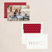 "Joyful Tidings" - Holiday Cards in Snowfall by Susan Asbill - Assembled