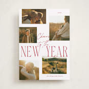 "Five Top" - Holiday Cards in Santa by Jackie Crawford - Front