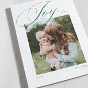 "Fancy Joy" - Holiday Cards in Pine by Pixel and Hank - Detail