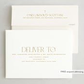 "Christ Mas" - Holiday Cards in Golden by Sarah Brown - FREE Recipient Addressing