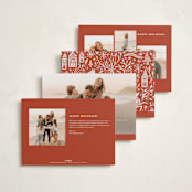 "Filled With Love" - Holiday Cards in Peppermint by Pink House Press - Back of Card Options