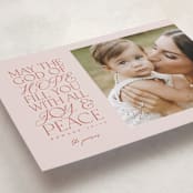 "Filled With Love" - Holiday Cards in Peppermint by Pink House Press - Detail