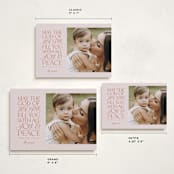 "Filled With Love" - Holiday Cards in Peppermint by Pink House Press - Formats Available