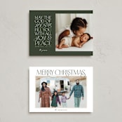 "Filled With Love" - Holiday Cards in Fir by Pink House Press - Photo Orientation Options