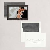 "Merry & Minimalist" - Holiday Cards in Charcoal by Nicole Walsh - Assembled