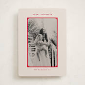 "simple border" - Holiday Cards in Stocking by Creo Study - Front