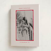 "simple border" - Holiday Cards in Stocking by Creo Study - Folded Card