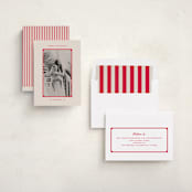 "simple border" - Holiday Cards in Stocking by Creo Study - Assembled