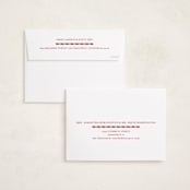 "Sweet Peppermint Frame" - Holiday Cards in Candy Cane by Alston Foster - FREE Recipient Addressing