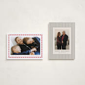"Sweet Peppermint Frame" - Holiday Cards in Candy Cane by Alston Foster - Photo Orientation Options