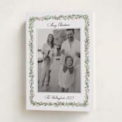 "Classic Joy" - Holiday Cards in Holly Berry by Susan Moyal - Folded Card