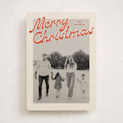 "Nostalgia" - Holiday Cards in Candy Cane by Ekko Studio - Front