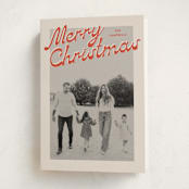"Nostalgia" - Holiday Cards in Candy Cane by Ekko Studio - Folded Card