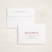 "a very merry Christmas" - Holiday Cards in Holly by Sara Hicks Malone - FREE Recipient Addressing