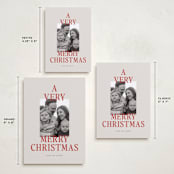 "a very merry Christmas" - Holiday Cards in Holly by Sara Hicks Malone - Formats Available