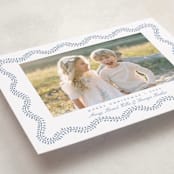 "Festive Greens" - Holiday Cards in French Blue by Alston Foster - Detail