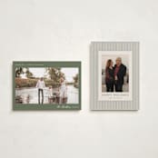 "Simply Stated" - Holiday Cards in Fir by Emily Sabol Goss - Photo Orientation Options