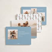 "Lillian" - Holiday Cards in Holly Berry by Petra Kern - Back of Card Options