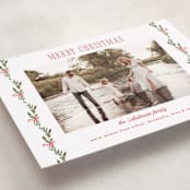 "Lillian" - Holiday Cards in Holly Berry by Petra Kern - Detail