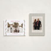 "Lillian" - Holiday Cards in Holly Berry by Petra Kern - Photo Orientation Options