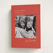 "Kinda" - Holiday Cards in Berry by Hudson meet Rose - Folded Card