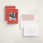 "Kinda" - Holiday Cards in Berry by Hudson meet Rose - Assembled