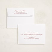 "Kinda" - Holiday Cards in Berry by Hudson meet Rose - FREE Recipient Addressing