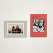 "Kinda" - Holiday Cards in Berry by Hudson meet Rose - Photo Orientation Options