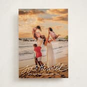 "Joy to the World script" - Holiday Cards in Midnight Clear by Kristen Magee - Front