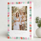"Retro Shapes" - Holiday Cards in Mixed Gummies by Creo Study - Folded Card