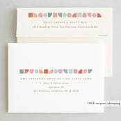 "Retro Shapes" - Holiday Cards in Mixed Gummies by Creo Study - FREE Recipient Addressing