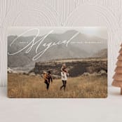 "Have a Magical Holiday" - Holiday Cards in Dove by Heather Cairl - Front