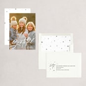 "Grateful always" - Holiday Cards in Snow by Annie Walker - Assembled