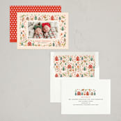 "christmas robin" - Holiday Cards in Berry by iamtanya - Assembled