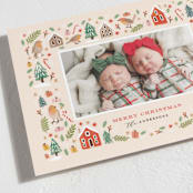 "christmas robin" - Holiday Cards in Berry by iamtanya - Detail