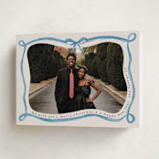"Make me happy" - Holiday Cards in Sky by Pati Cascino - Folded Card