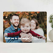 "Magical Season" - Holiday Cards in Snow by Annie Clark - Front