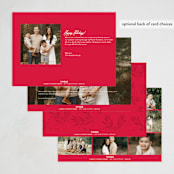 "Magical Season" - Holiday Cards in Snow by Annie Clark - Back of Card Options