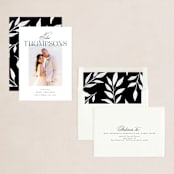 "Merry With Class" - Holiday Cards in Coal by Ashlee Townsend - Assembled