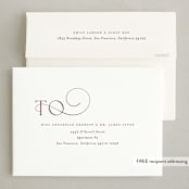 "Grand" - Holiday Cards in Snow by Lauren Chism - FREE Recipient Addressing