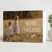 "Ethereal" - Holiday Cards in Snow by Annie Holmquist - Folded Card