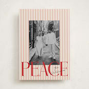 "pace" - Holiday Cards in Blush by Vera Lim - Front