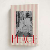 "pace" - Holiday Cards in Blush by Vera Lim - Folded Card