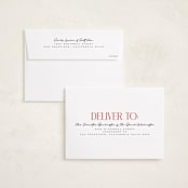 "pace" - Holiday Cards in Blush by Vera Lim - FREE Recipient Addressing