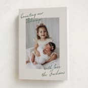 "Luant" - Holiday Cards in Pine Needle by Deynaaz Daraei - Folded Card