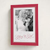 "Christmas Glory" - Holiday Cards in Ruby by Alston Foster - Folded Card